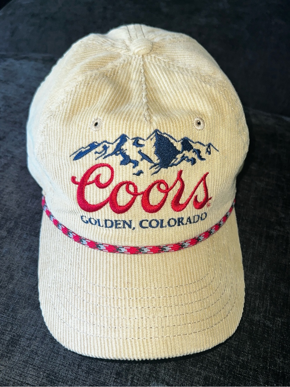 Corduroy Coors Hat